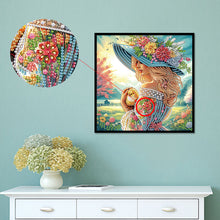 Load image into Gallery viewer, Elegant Woman 30*30CM(Canvas) Partial Special Shaped Drill Diamond Painting
