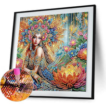 Load image into Gallery viewer, Elegant Woman 30*30CM(Canvas) Partial Special Shaped Drill Diamond Painting
