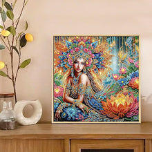 Load image into Gallery viewer, Elegant Woman 30*30CM(Canvas) Partial Special Shaped Drill Diamond Painting
