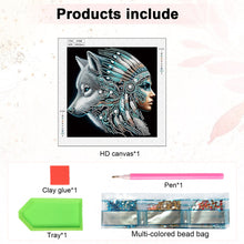 Load image into Gallery viewer, Elegant Woman 30*30CM(Canvas) Partial Special Shaped Drill Diamond Painting
