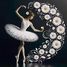 Load image into Gallery viewer, Daisy Ballerina-Woman 40*40CM(Canvas) Full Round Drill Diamond Painting
