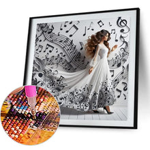 Load image into Gallery viewer, Girl With Beautiful Skirt 40*40CM(Canvas) Full Round Drill Diamond Painting
