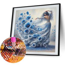 Load image into Gallery viewer, Girl With Beautiful Skirt 40*40CM(Canvas) Full Round Drill Diamond Painting
