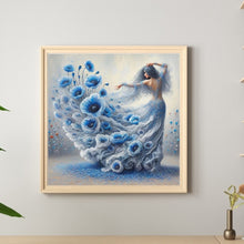 Load image into Gallery viewer, Girl With Beautiful Skirt 40*40CM(Canvas) Full Round Drill Diamond Painting
