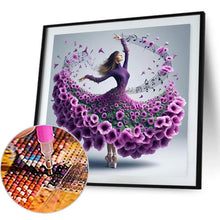 Load image into Gallery viewer, Girl With Beautiful Skirt 40*40CM(Canvas) Full Round Drill Diamond Painting
