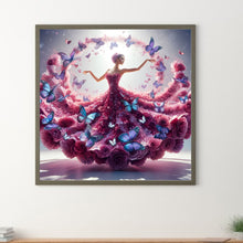 Load image into Gallery viewer, Girl With Beautiful Skirt 40*40CM(Canvas) Full Round Drill Diamond Painting
