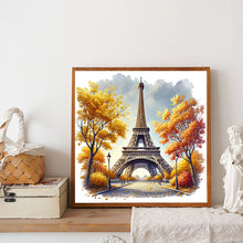 Load image into Gallery viewer, Eiffel Tower 30*30CM(Canvas) Full Round Drill Diamond Painting
