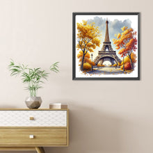 Load image into Gallery viewer, Eiffel Tower 30*30CM(Canvas) Full Round Drill Diamond Painting
