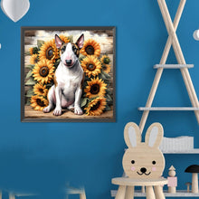 Load image into Gallery viewer, Bull Terrier-Dog 40*40CM(Canvas) Full Round Drill Diamond Painting
