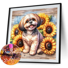 Load image into Gallery viewer, Shih Tzu-Dog 40*40CM(Canvas) Full Round Drill Diamond Painting

