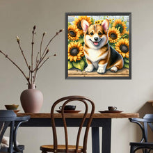 Load image into Gallery viewer, Corgi-Dog 40*40CM(Canvas) Full Round Drill Diamond Painting
