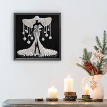 Load image into Gallery viewer, Elegant Lady-Woman 30*30CM(Canvas) Partial Special Shaped Drill Diamond Painting
