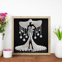 Load image into Gallery viewer, Elegant Lady-Woman 30*30CM(Canvas) Partial Special Shaped Drill Diamond Painting
