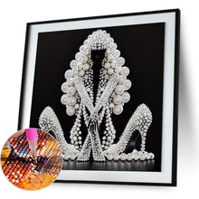 Load image into Gallery viewer, Elegant Lady-Woman 30*30CM(Canvas) Partial Special Shaped Drill Diamond Painting

