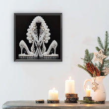 Load image into Gallery viewer, Elegant Lady-Woman 30*30CM(Canvas) Partial Special Shaped Drill Diamond Painting
