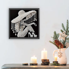 Load image into Gallery viewer, Elegant Lady-Woman 30*30CM(Canvas) Partial Special Shaped Drill Diamond Painting
