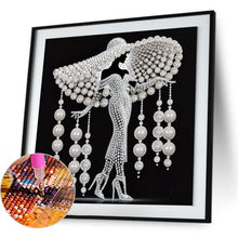 Load image into Gallery viewer, Elegant Lady-Woman 30*30CM(Canvas) Partial Special Shaped Drill Diamond Painting
