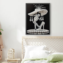 Load image into Gallery viewer, Elegant Lady-Woman 30*40CM(Canvas) Partial Special Shaped Drill Diamond Painting
