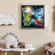 Load image into Gallery viewer, Four Seasons Butterfly 30*30CM(Canvas) Full Round Drill Diamond Painting
