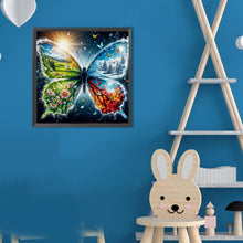 Load image into Gallery viewer, Four Seasons Butterfly 30*30CM(Canvas) Full Round Drill Diamond Painting
