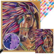Load image into Gallery viewer, Horse 30*40CM(Picture) Full AB Square Drill Diamond Painting

