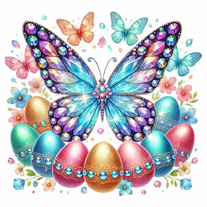 Butterfly 40*40CM(Canvas) Full Round Drill Diamond Painting