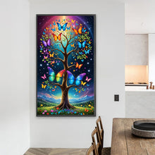 Load image into Gallery viewer, Butterfly Tree 40*70CM(Canvas) Full Round Drill Diamond Painting
