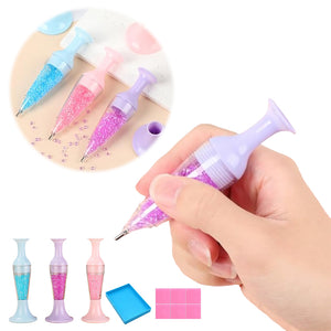 3 PCS Diamond Art Pens Flower Pot Shaped Diamond Painting Pens (Vase Set)