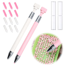 Load image into Gallery viewer, Diamond Painting Pen with Wax Refillable Wax Pen for Diamond Art Nail DIY (A)
