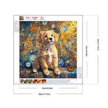 Load image into Gallery viewer, Butterfly Puppy 30*30CM(Canvas) Partial Special Shaped Drill Diamond Painting
