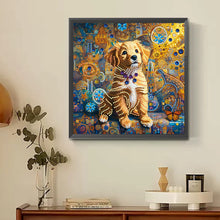 Load image into Gallery viewer, Butterfly Puppy 30*30CM(Canvas) Partial Special Shaped Drill Diamond Painting
