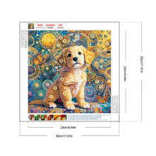 Load image into Gallery viewer, Butterfly Puppy 30*30CM(Canvas) Partial Special Shaped Drill Diamond Painting
