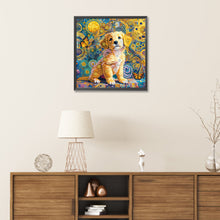 Load image into Gallery viewer, Butterfly Puppy 30*30CM(Canvas) Partial Special Shaped Drill Diamond Painting
