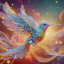 Load image into Gallery viewer, Hummingbird 30*30CM(Canvas) Partial Special Shaped Drill Diamond Painting
