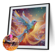Load image into Gallery viewer, Hummingbird 30*30CM(Canvas) Partial Special Shaped Drill Diamond Painting
