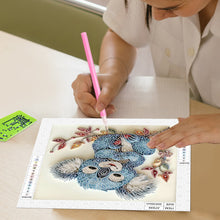 Load image into Gallery viewer, Paper Quilling Koalas 30*30CM(Canvas) Partial Special Shaped Drill Diamond Painting
