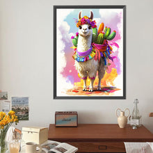 Load image into Gallery viewer, Cactus Alpaca 40*50CM(Canvas) Full Round Drill Diamond Painting
