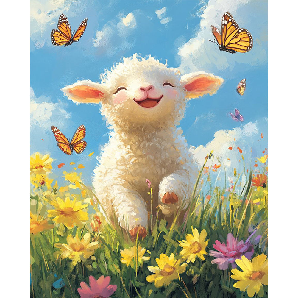 Butterfly Aries 40*50CM(Canvas) Full Round Drill Diamond Painting