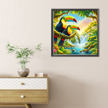 Load image into Gallery viewer, Summer Rainforest Toucan 30*30CM(Canvas) Full Round Drill Diamond Painting

