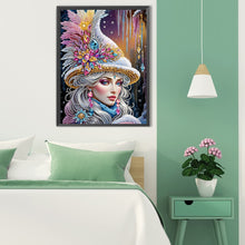 Load image into Gallery viewer, Elegant Woman 30*40CM(Canvas) Partial Special Shaped Drill Diamond Painting
