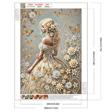 Load image into Gallery viewer, Elegant And Noble Woman 30*40CM(Canvas) Partial Special Shaped Drill Diamond Painting
