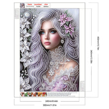 Load image into Gallery viewer, Elegant And Noble Woman 30*40CM(Canvas) Partial Special Shaped Drill Diamond Painting
