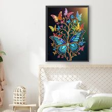 Load image into Gallery viewer, Dream Butterfly Tree 30*40CM(Canvas) Partial Special Shaped Drill Diamond Painting
