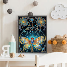 Load image into Gallery viewer, Dream Butterfly Flower 30*40CM(Canvas) Partial Special Shaped Drill Diamond Painting
