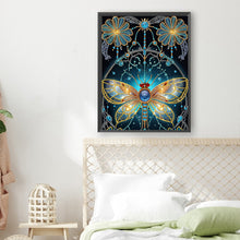 Load image into Gallery viewer, Dream Butterfly Flower 30*40CM(Canvas) Partial Special Shaped Drill Diamond Painting
