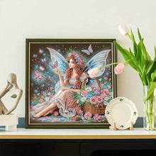 Load image into Gallery viewer, Fairy Girl 30*30CM(Canvas) Partial Special Shaped Drill Diamond Painting
