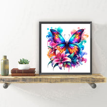 Load image into Gallery viewer, Butterfly 30*30CM(Canvas) Full Round Drill Diamond Painting
