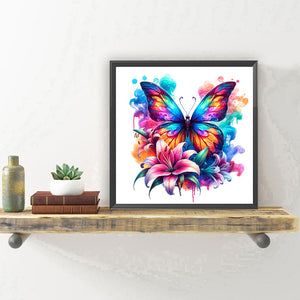 Butterfly 30*30CM(Canvas) Full Round Drill Diamond Painting