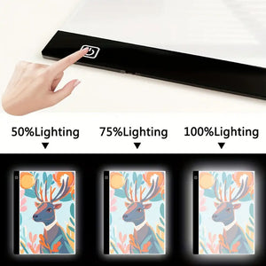 LED Art Tracing Pad 3 Level Dimmable Diamond Painting Accessories (400x600MM)