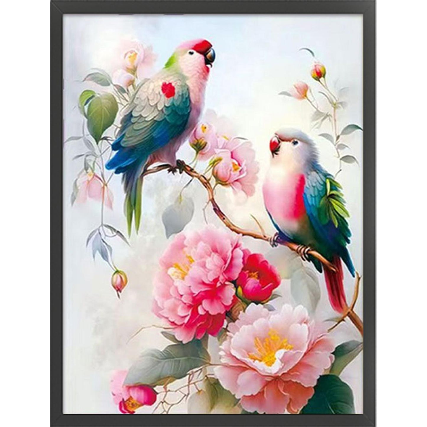 Cuddling Together - Full 11CT Stamped Cross Stitch - Bead Embroidery 50x65CM/19.69x25.59in